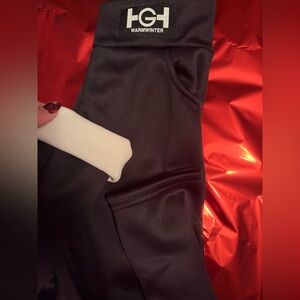 New Woman’s warm winter brand soft lined black legging like cozies. size 4